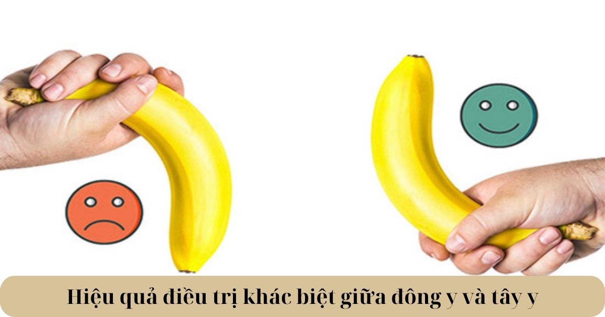 Hiệu quả điều trị khác biệt giữa đông và tây y