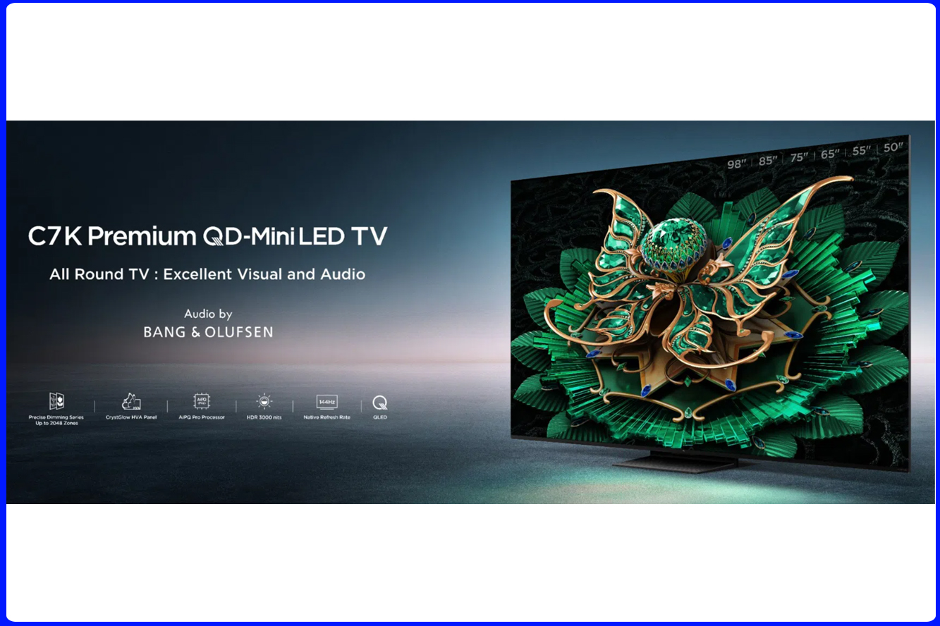 Google Tivi TCL 55C7K QD-Mini LED 4K 55 Inch