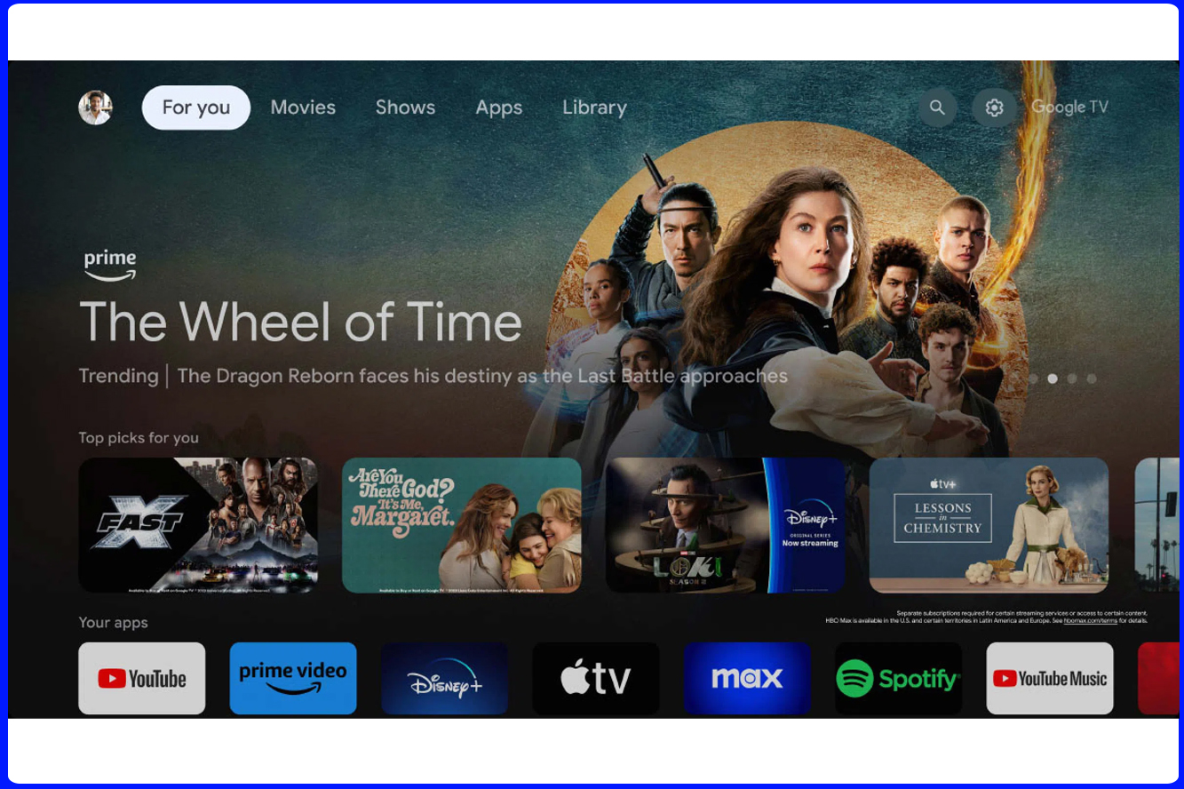 Google Tivi TCL 55C7K QD-Mini LED 4K 55 Inch -Tính Năng Thông Minh Với Google TV