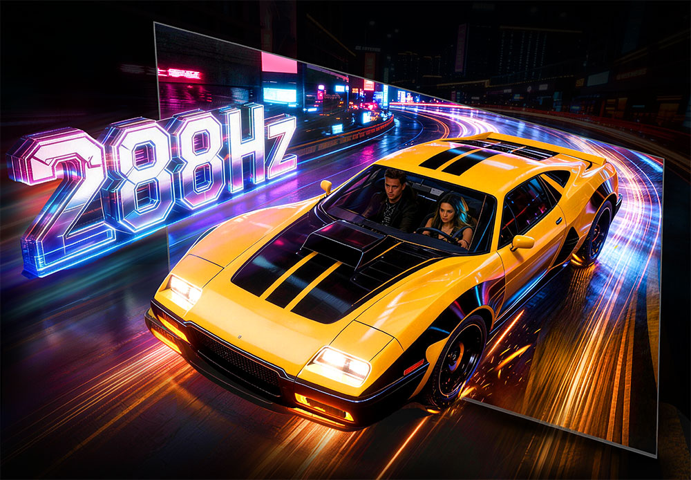 Gaming 144Hz – Tăng tốc lên 288Hz