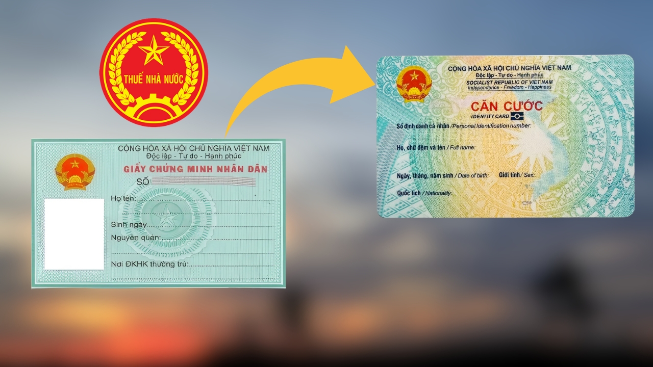 Hướng dẫn cách thay đổi thông tin đăng ký thuế từ CMND sang CCCD online trong vòng một nốt nhạc