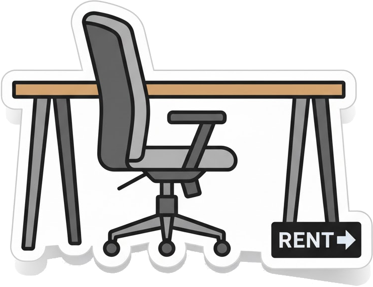 Cho thuê bàn ghế văn phòng