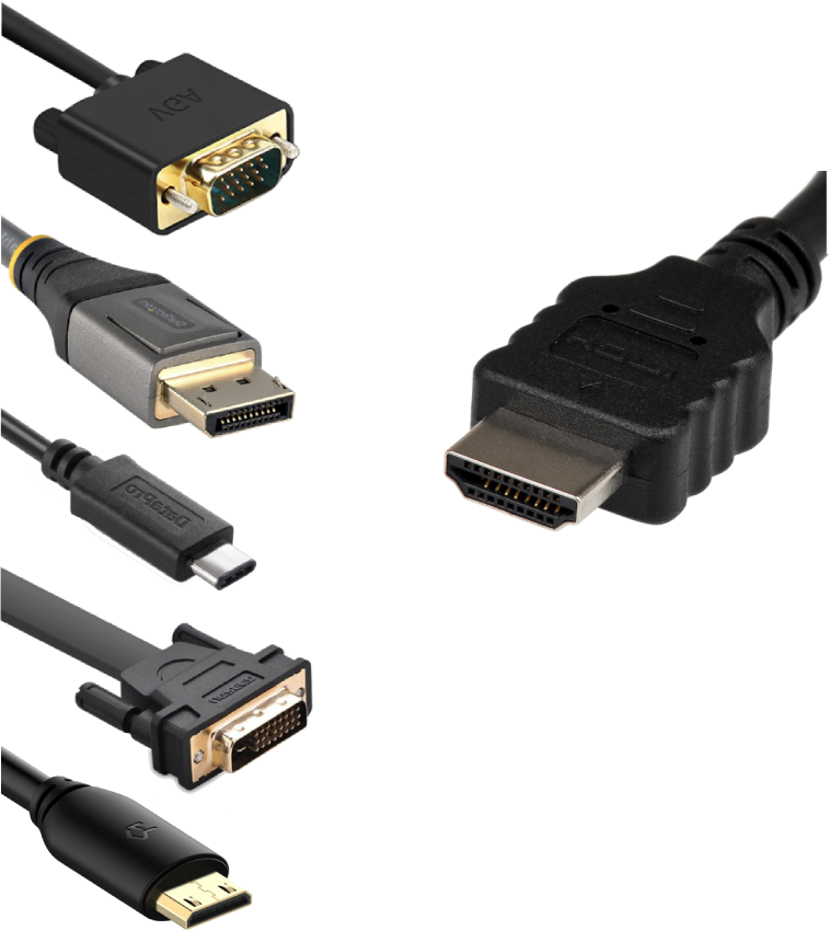 Từ HDMI sang các loại