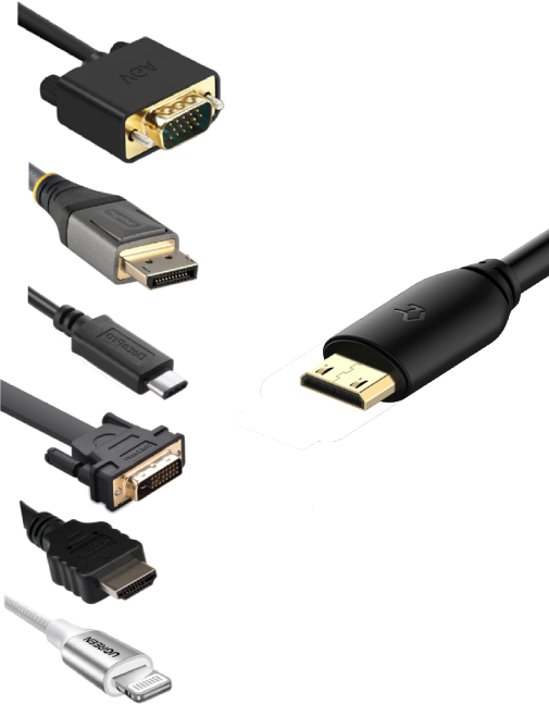 Từ MiniDisplayport sang các loại