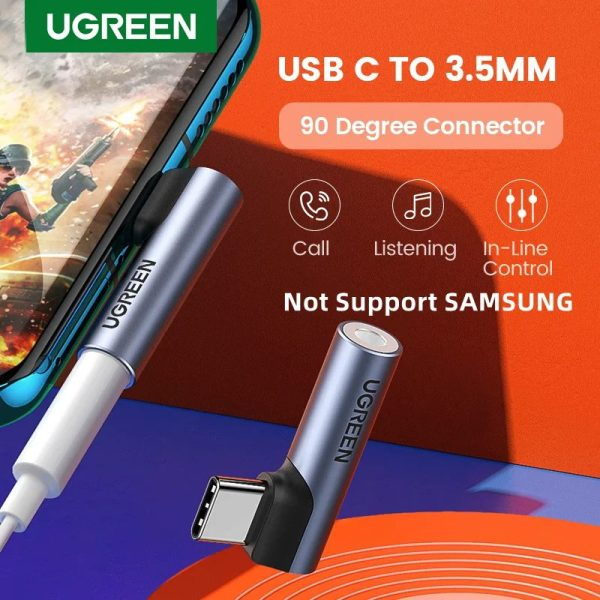 Đầu Chuyển USB Type-C Sang 3.5mm UGREEN CM460 | Phú Quốc