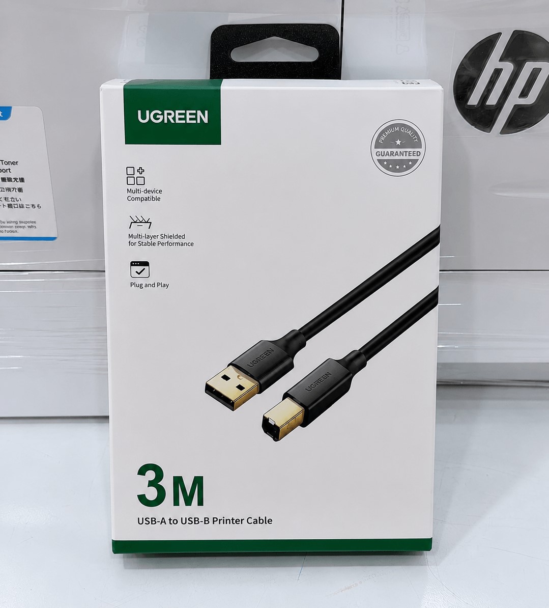 Cáp Máy In UGREEN US135 USB-A Sang USB-B Chính Hãng | Phú Quốc