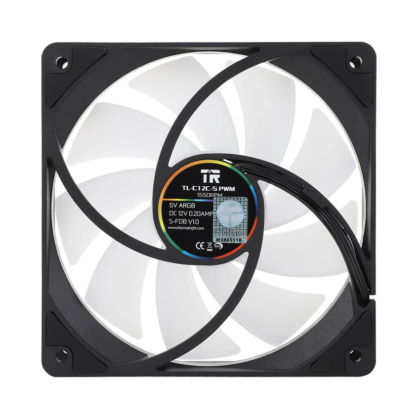 Fan Case Tản Nhiệt Thermalright TL-C12C-S Black-PWM ARGB (Màu đen/hộp 3 quạt)