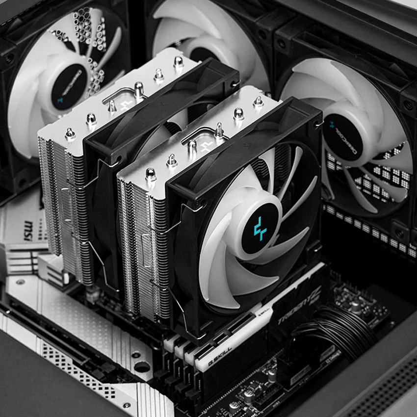Tản nhiệt khí DEEPCOOL AG620 ARGB Dual Tower - Black
