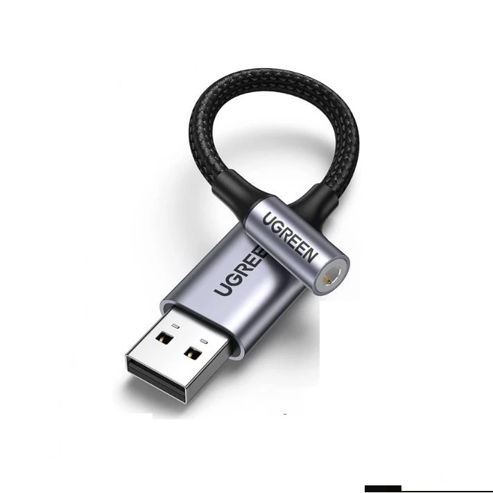 Cáp Chuyển USB 2.0 Sang 3.5mm UGREEN 30757 Mic + Loa | Phú Quốc
