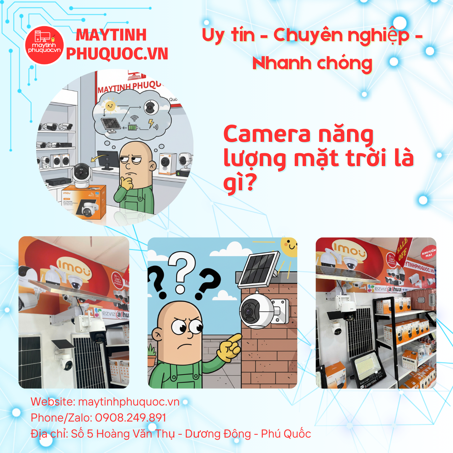 Camera năng lượng mặt trời là gì? Tất cả những gì cần biết về camera năng lượng mặt trời