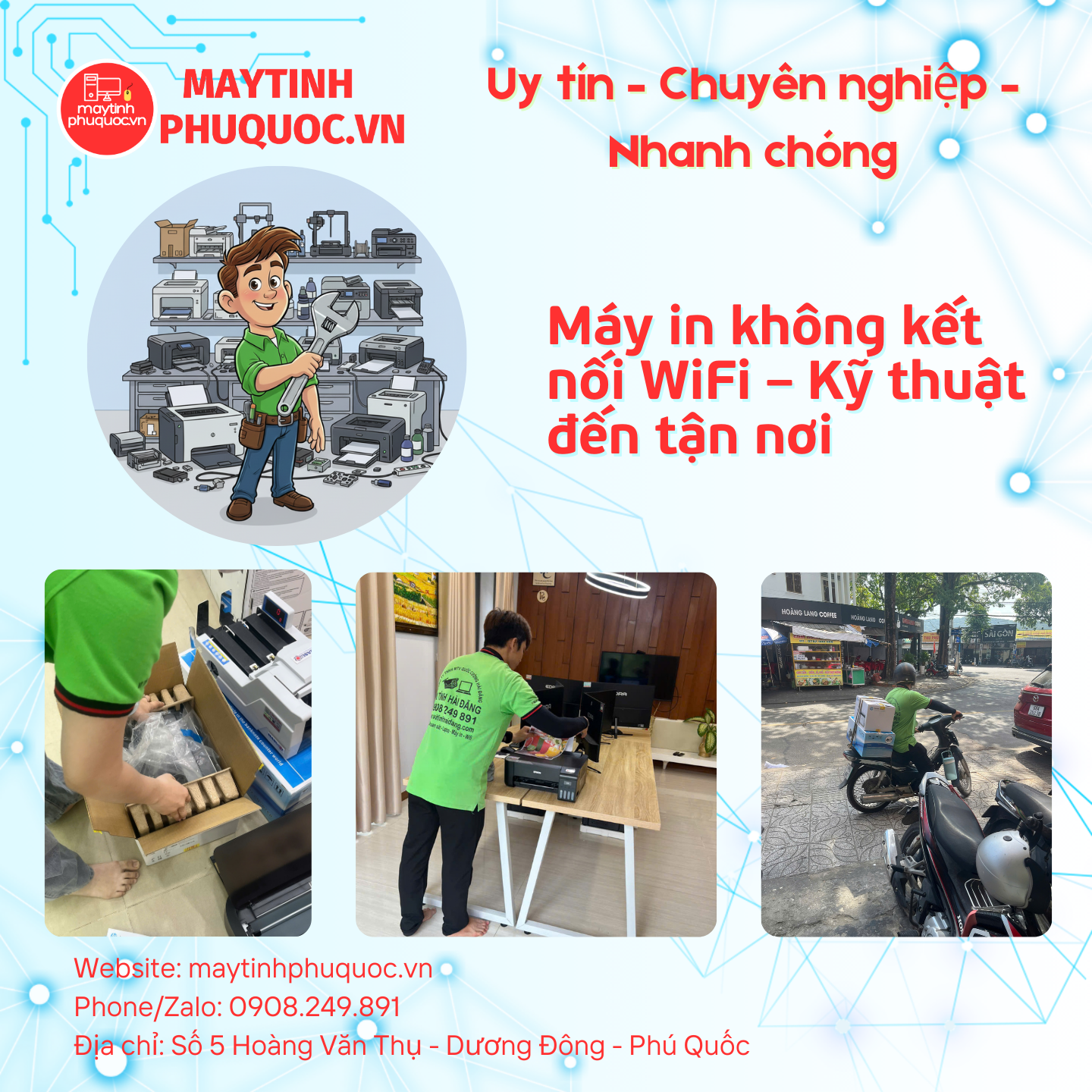 Máy in không kết nối WiFi – Kỹ thuật đến tận nơi – Dịch Vụ Sửa Giao Nhận Tận Nơi Phú Quốc | Máy Tính Phú Quốc | Vi Tính Hải Đăng