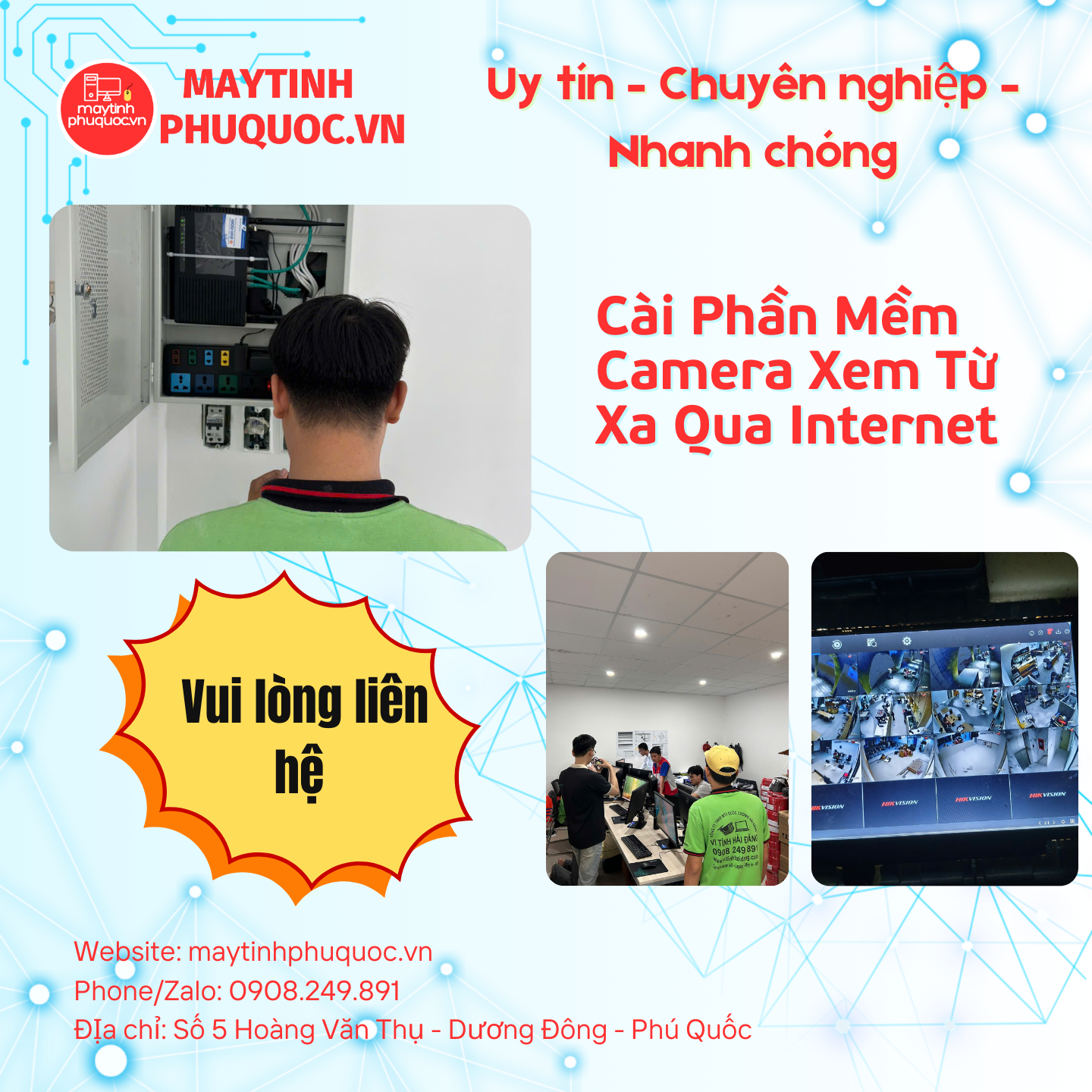 Cấu Hình Đầu Ghi, Tài Khoản Camera – Dịch Vụ Hỗ Trợ Cài Đặt Phú Quốc | Máy Tính Phú Quốc | Vi Tính Hải Đăng