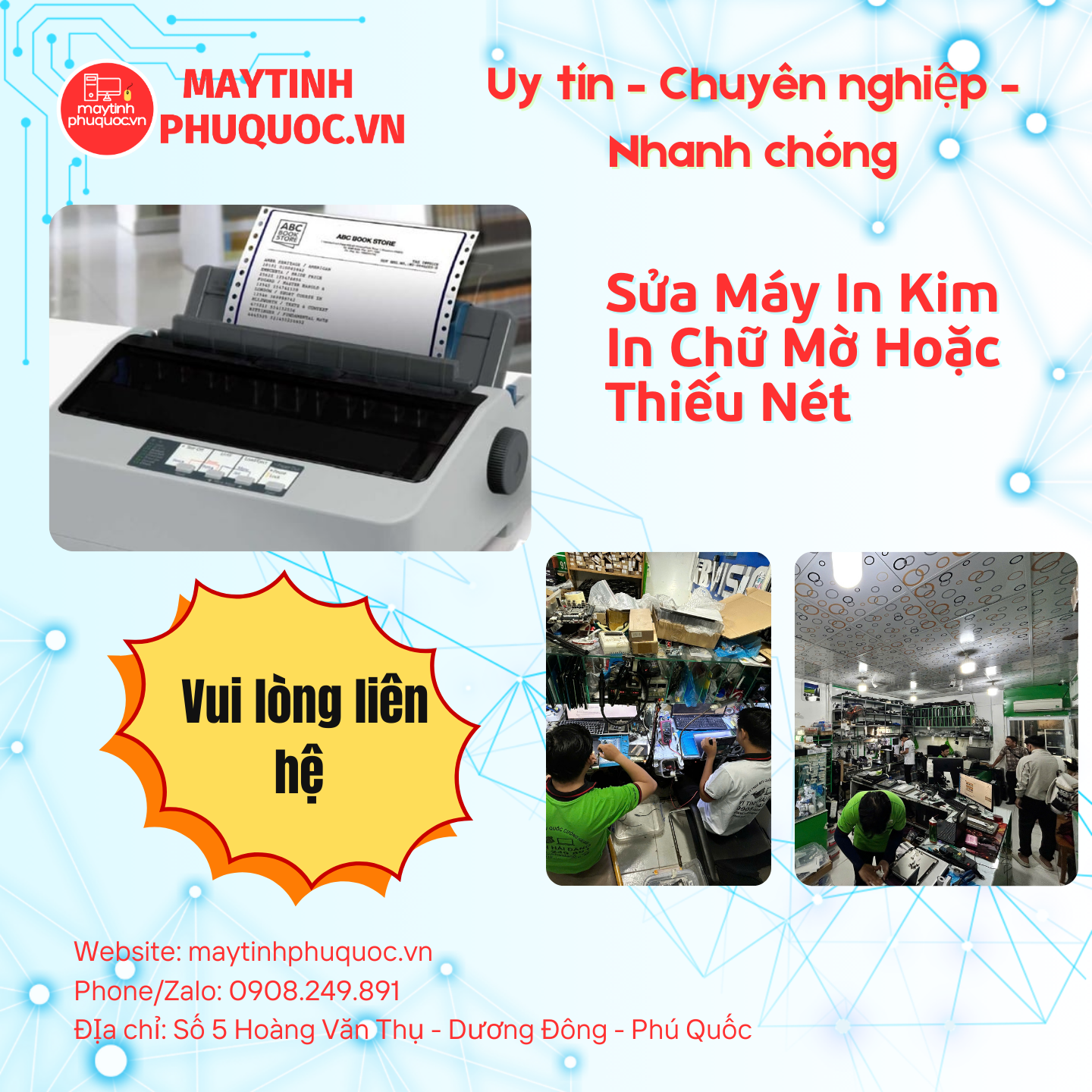 Sửa Máy In Kim In Chữ Mờ Hoặc Thiếu Nét – Dịch Vụ Sửa Chữa Phú Quốc | Máy Tính Phú Quốc | Vi Tính Hải Đăng