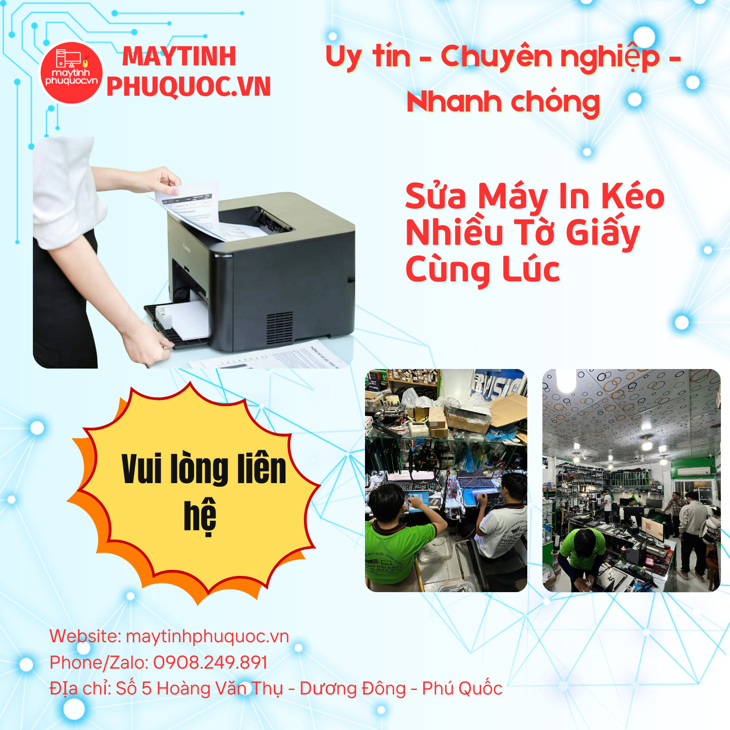 Sửa Máy In Kéo Nhiều Tờ Giấy Cùng Lúc – Dịch Vụ Sửa Chữa Phú Quốc | Máy Tính Phú Quốc | Vi Tính Hải Đăng