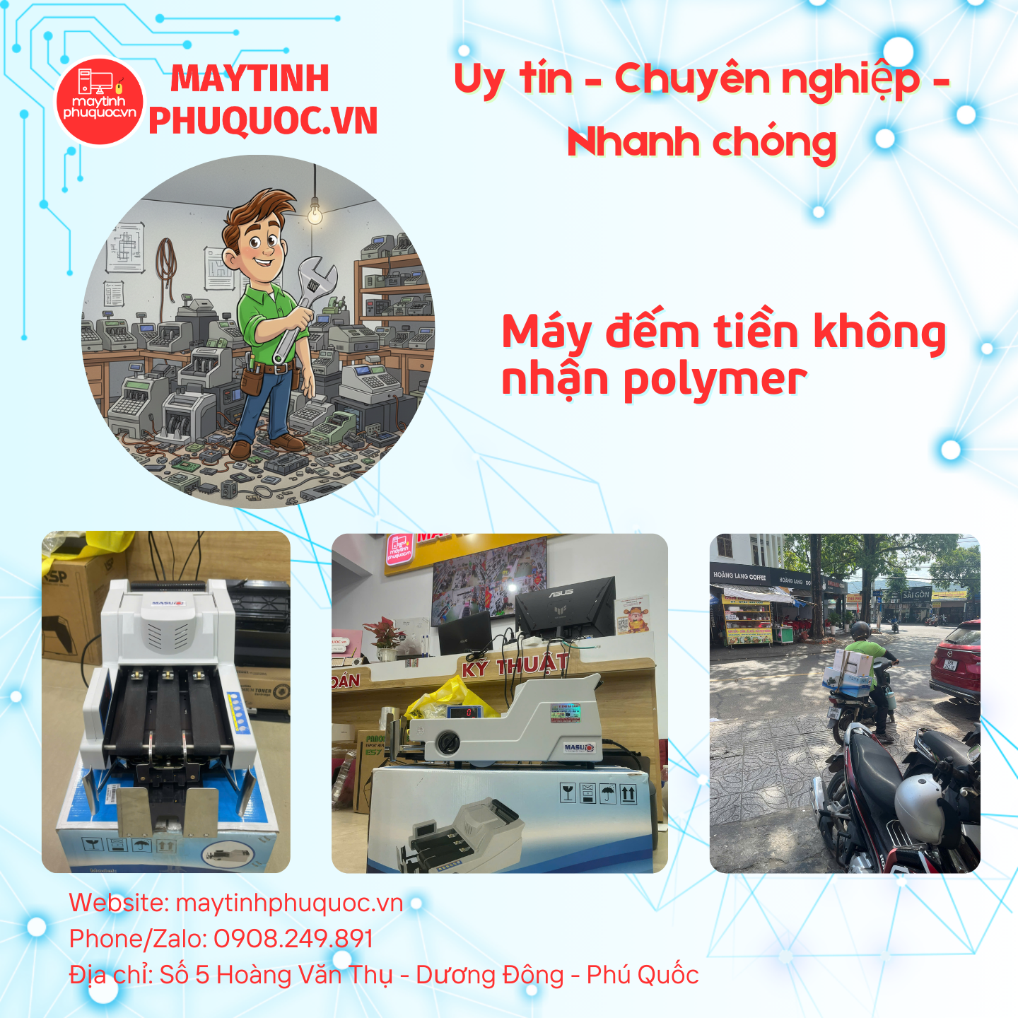 Máy đếm tiền không nhận polymer – Dịch Vụ Sửa Giao Nhận Tận Nơi Phú Quốc | Máy Tính Phú Quốc | Vi Tính Hải Đăng