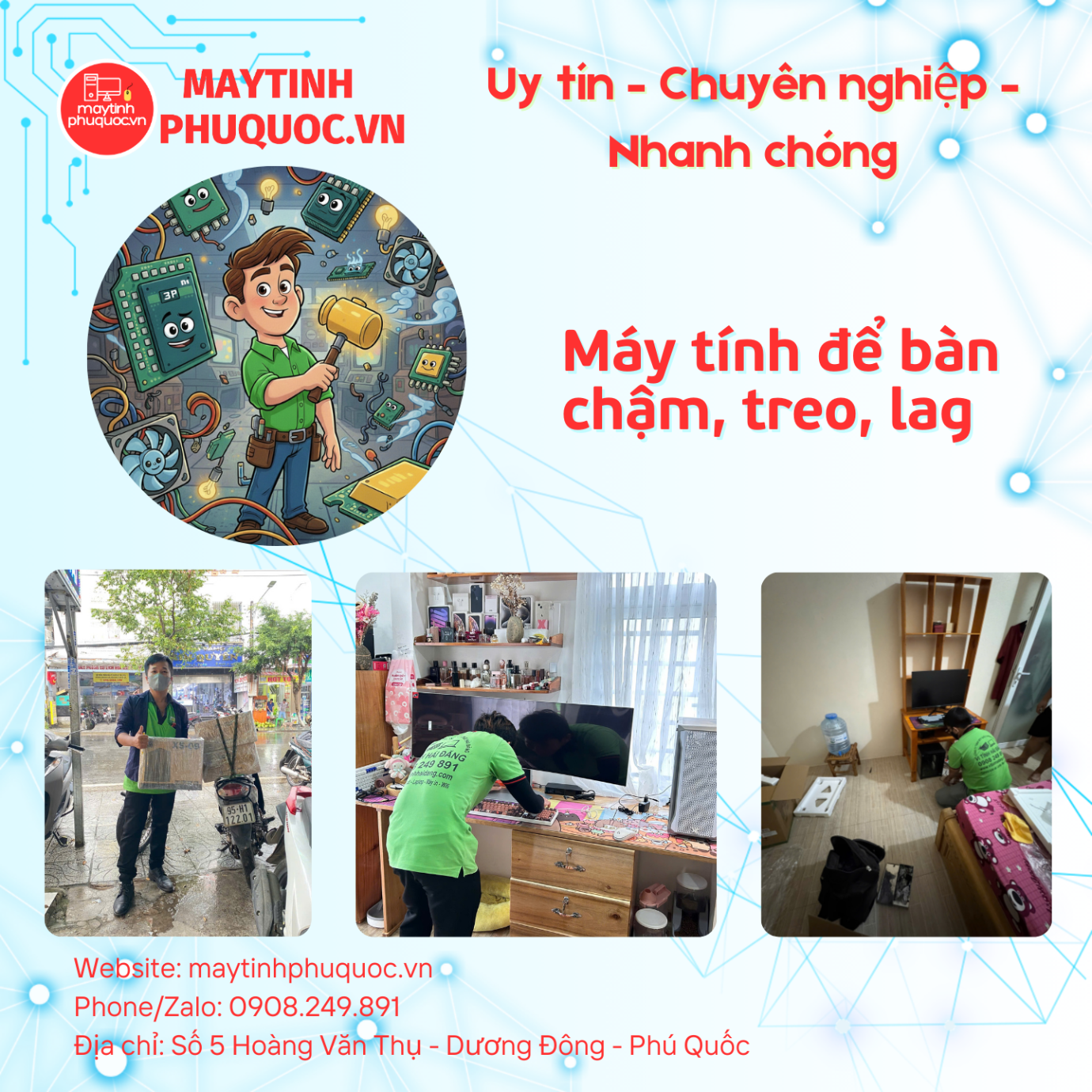 Máy tính để bàn chậm, treo, lag – Dịch Vụ Sửa Giao Nhận Tận Nơi Phú Quốc | Máy Tính Phú Quốc | Vi Tính Hải Đăng