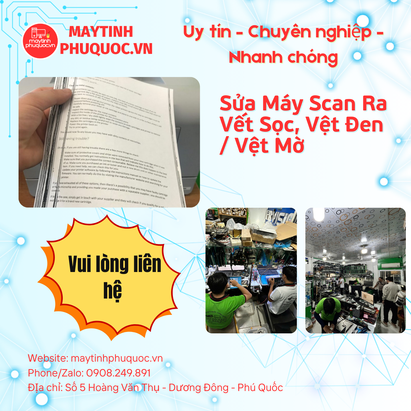Sửa Máy Scan Ra Vết Sọc, Vệt Đen / Vệt Mờ – Dịch Vụ Sửa Chữa Phú Quốc | Máy Tính Phú Quốc | Vi Tính Hải Đăng