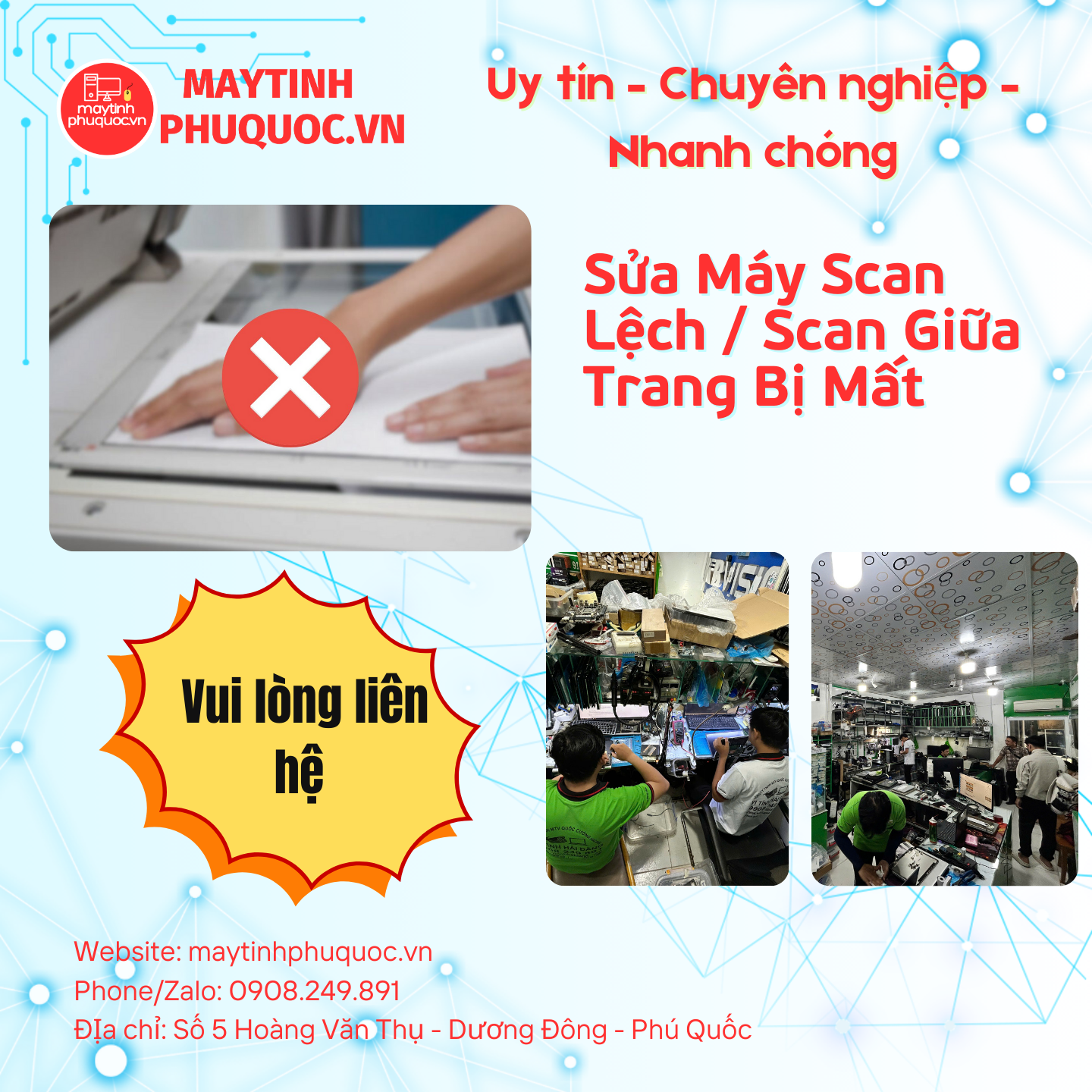 Sửa Máy Scan Lệch / Scan Giữa Trang Bị Mất – Dịch Vụ Sửa Chữa Phú Quốc | Máy Tính Phú Quốc | Vi Tính Hải Đăng