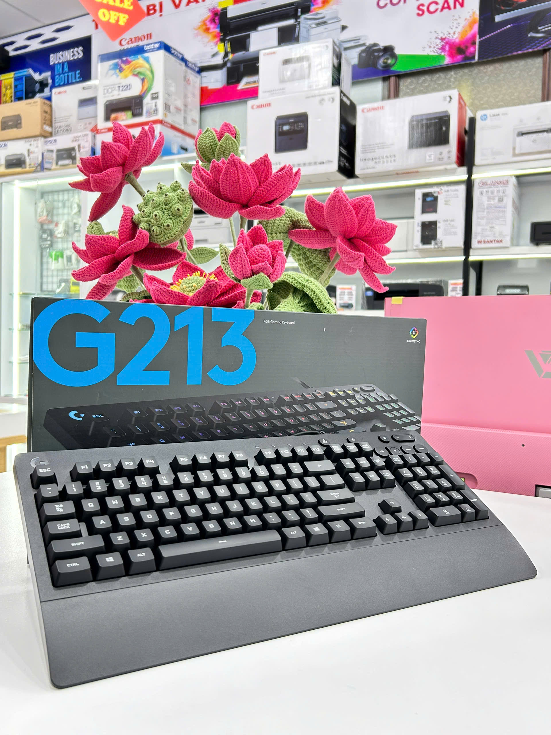 Bàn phím Logitech G213 Wired/USB/Đen