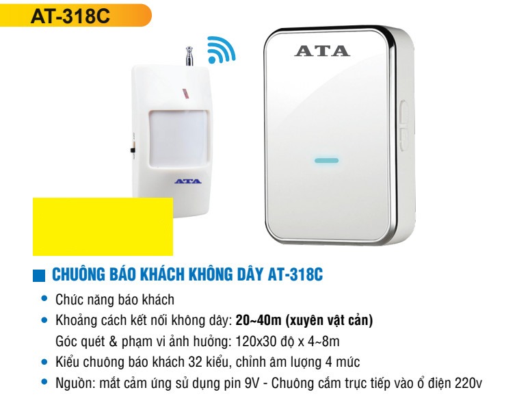 Chuông báo AT-318C