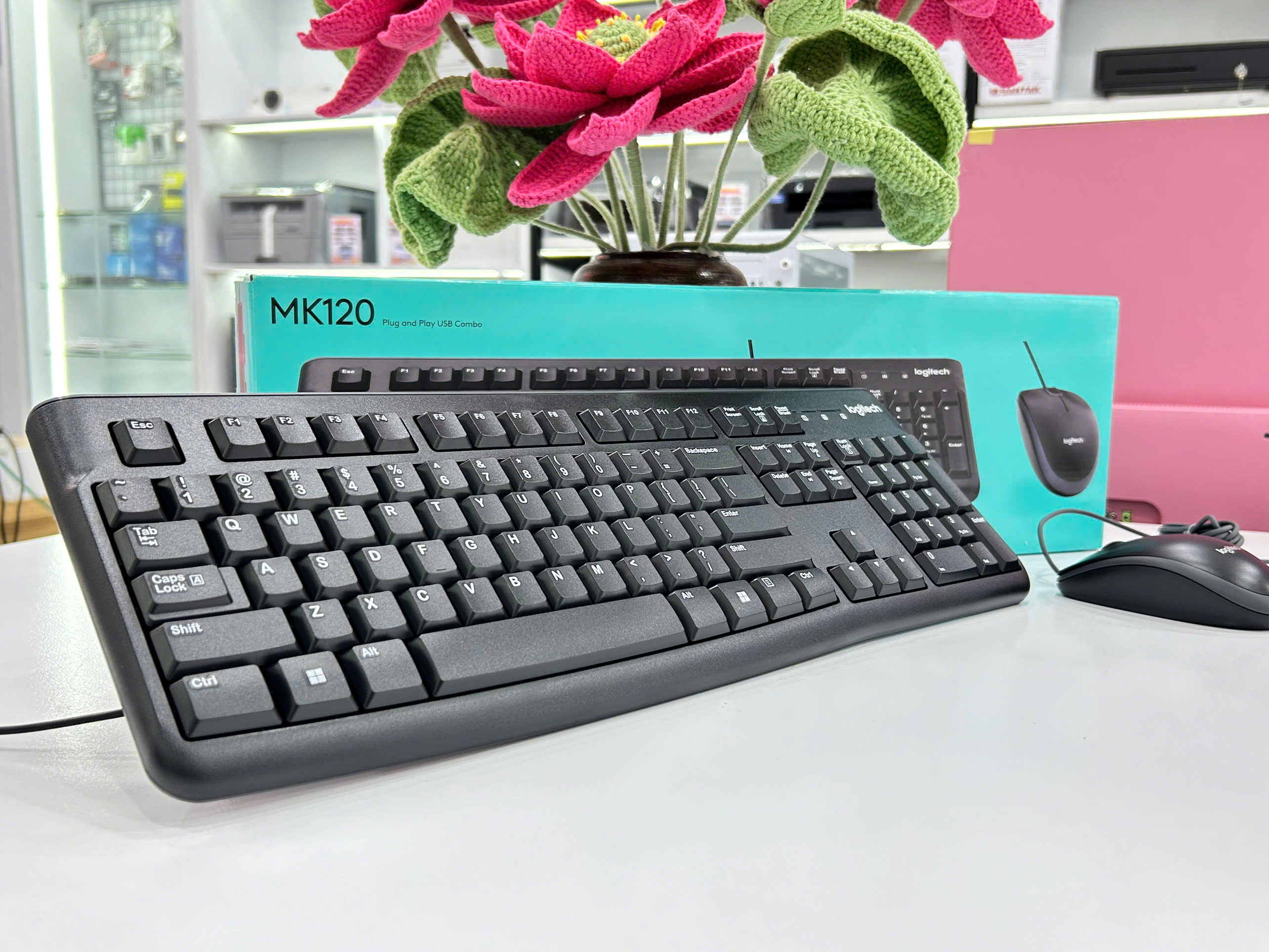 Bộ phím chuột Logitech MK120