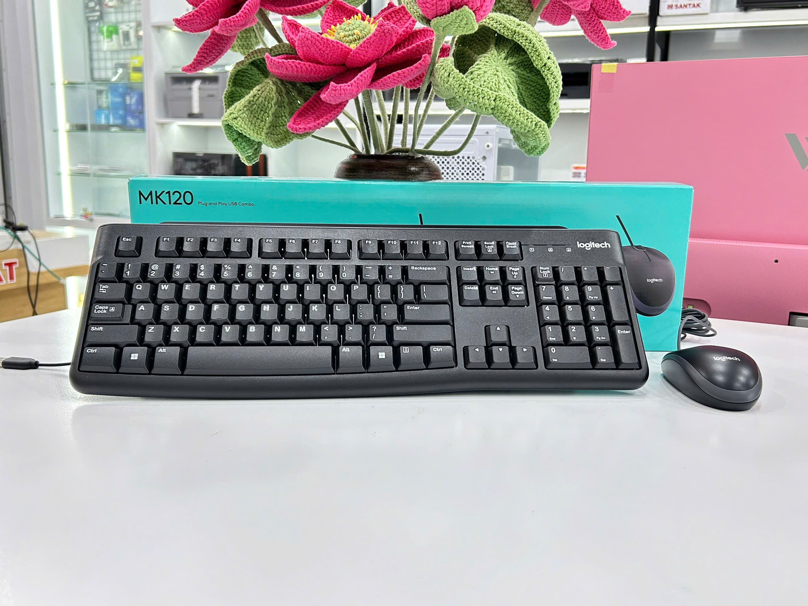 Bộ phím chuột Logitech MK120
