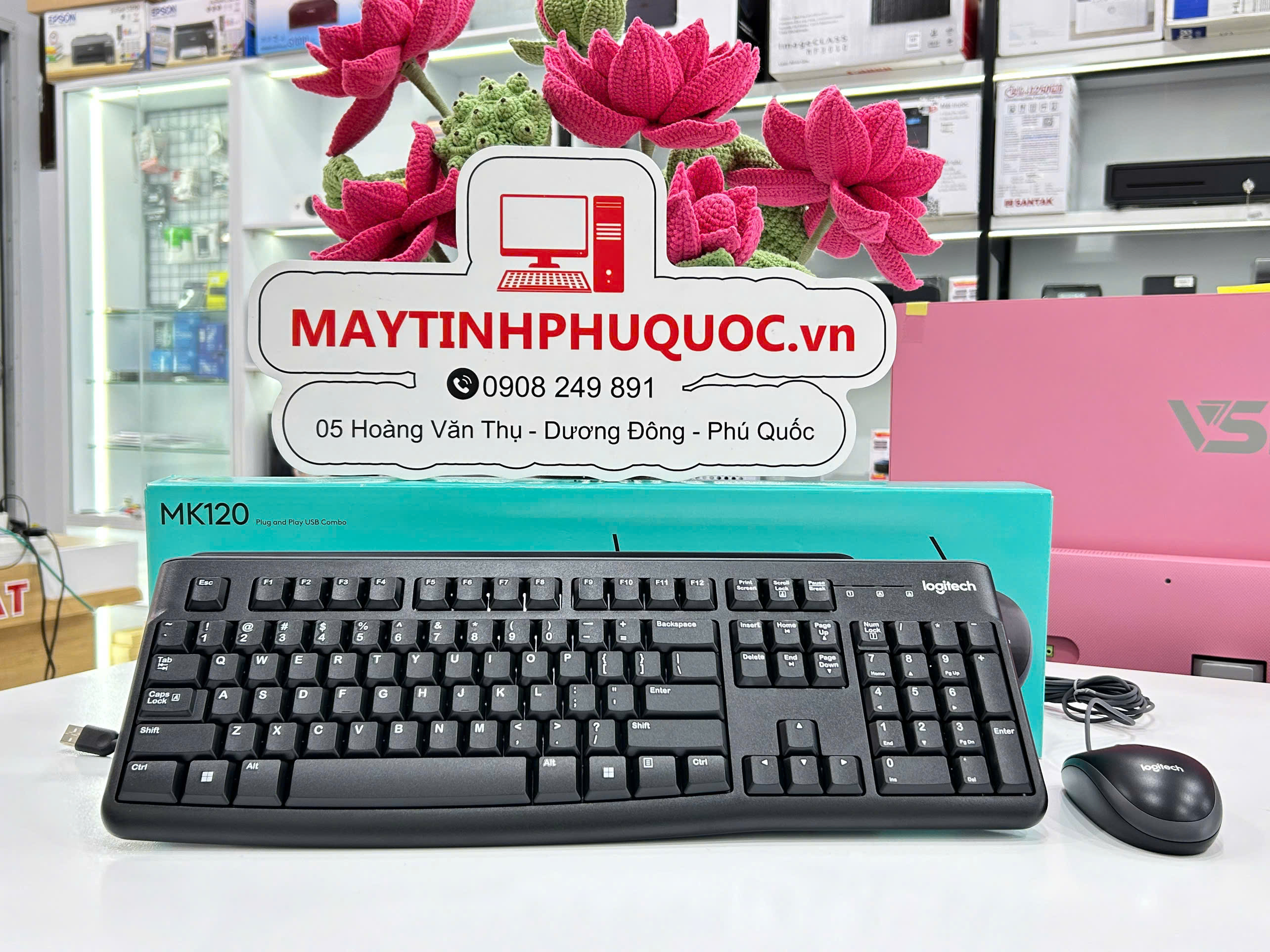 Bộ phím chuột Logitech MK120