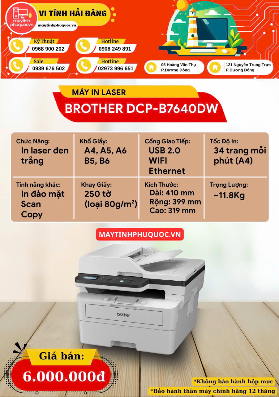 Máy In Brother DCP-B7640DW