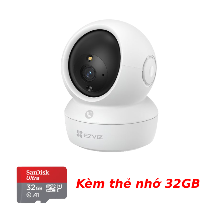 Camera EZVIZ H6C Pro 4MP – Quay 360°, Đàm thoại, Phát hiện chuyển động, Chính hãng