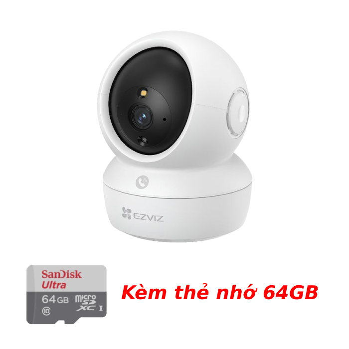 Camera EZVIZ H6C Pro 4MP – Quay 360°, Đàm thoại, Phát hiện chuyển động, Chính hãng