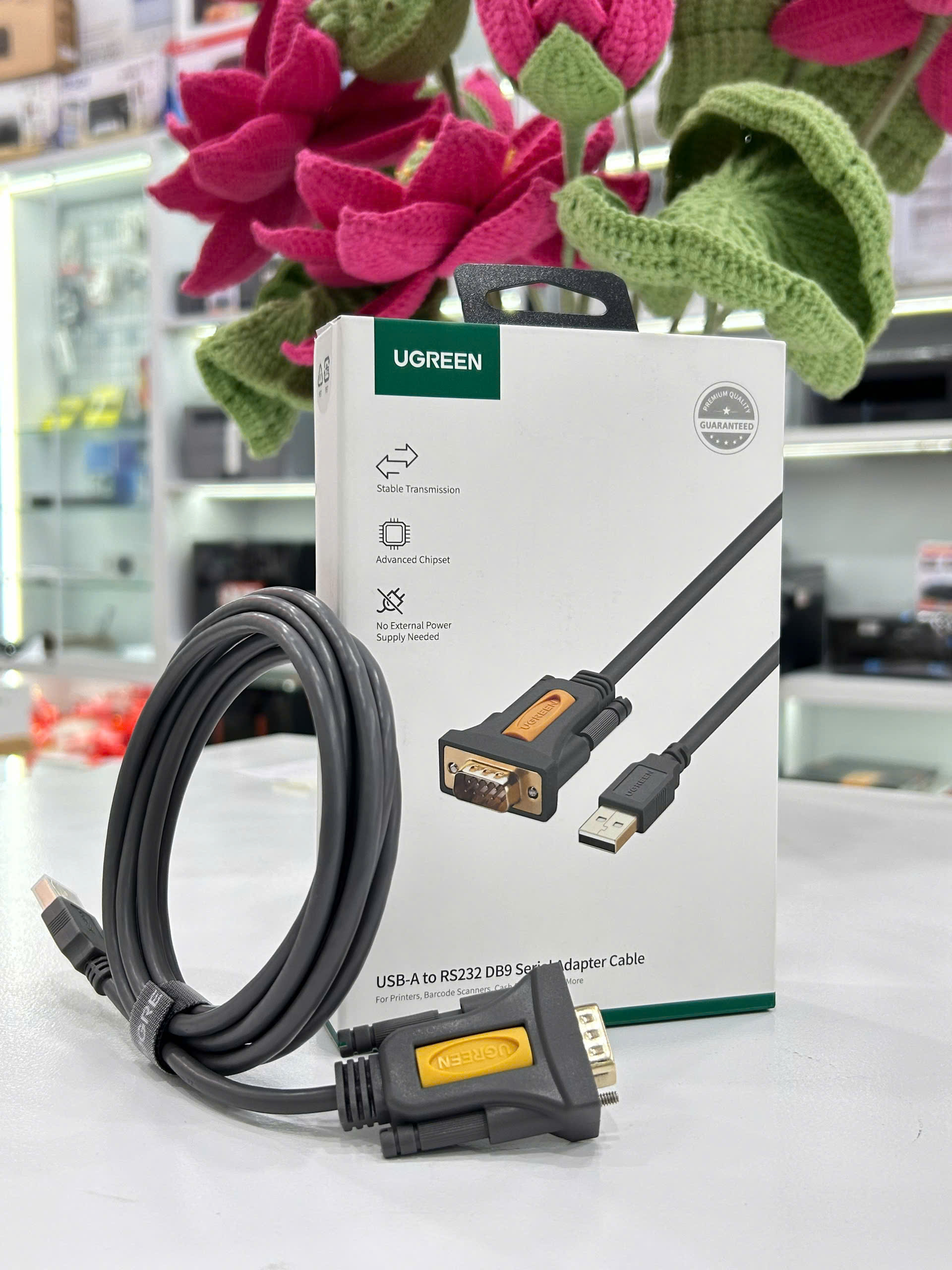 Cáp USB-A sang RS232 DB9 – Giải pháp kết nối thiết bị chuẩn cũ với máy tính đời mới