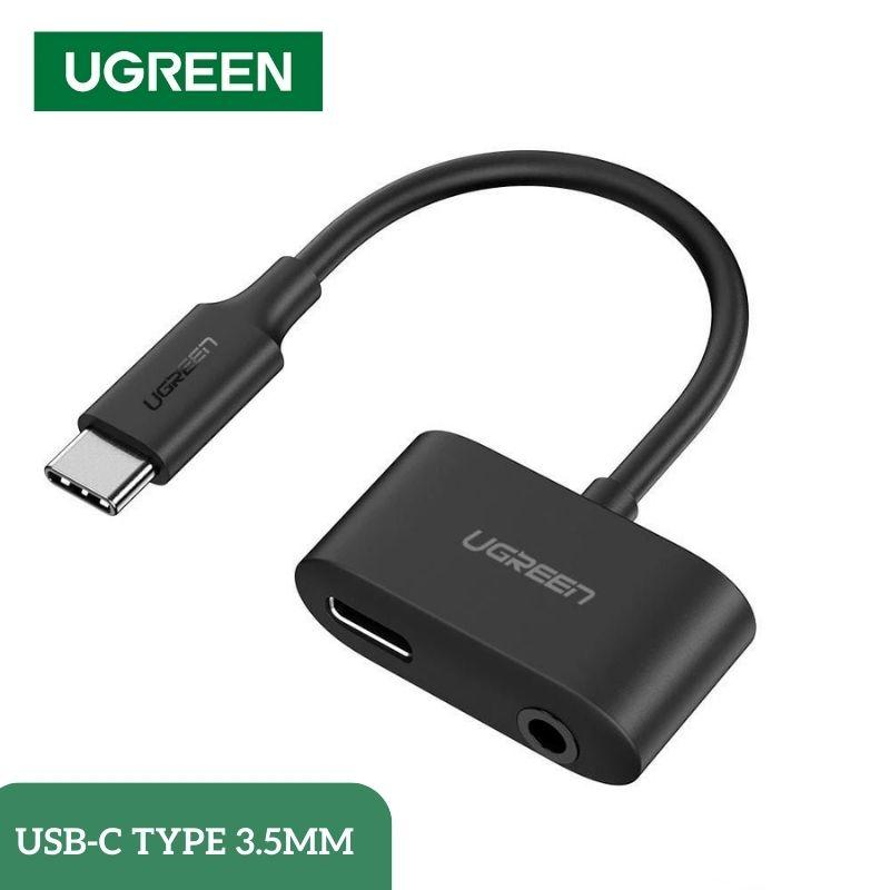 Bộ chuyển đổi có chipset hỗ trợ samsung nguồn PD 7cm usb type c sang 3.5mm Ugreen CM231 60164
