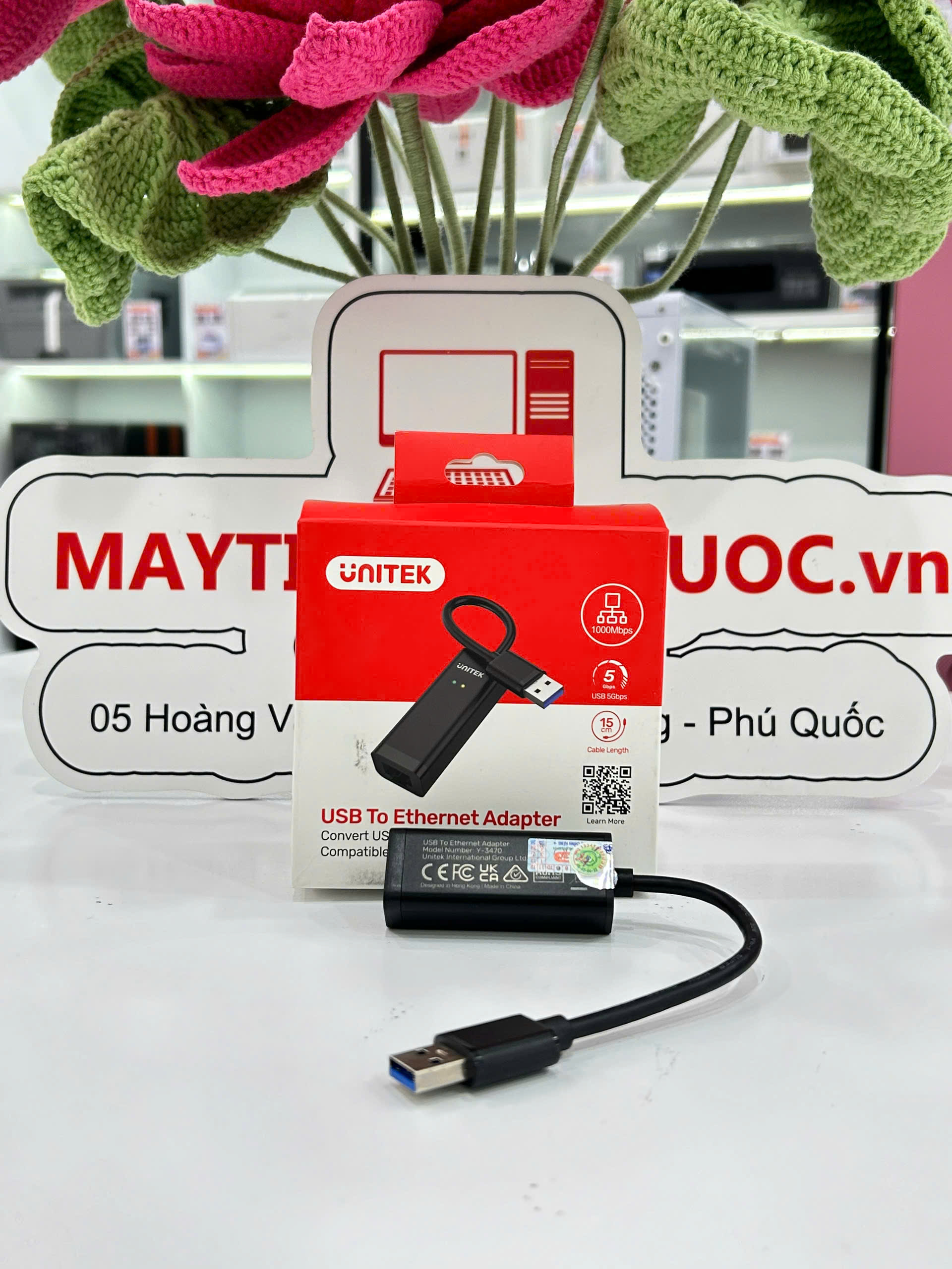 Chuyển USB sang Ethernet Unitek