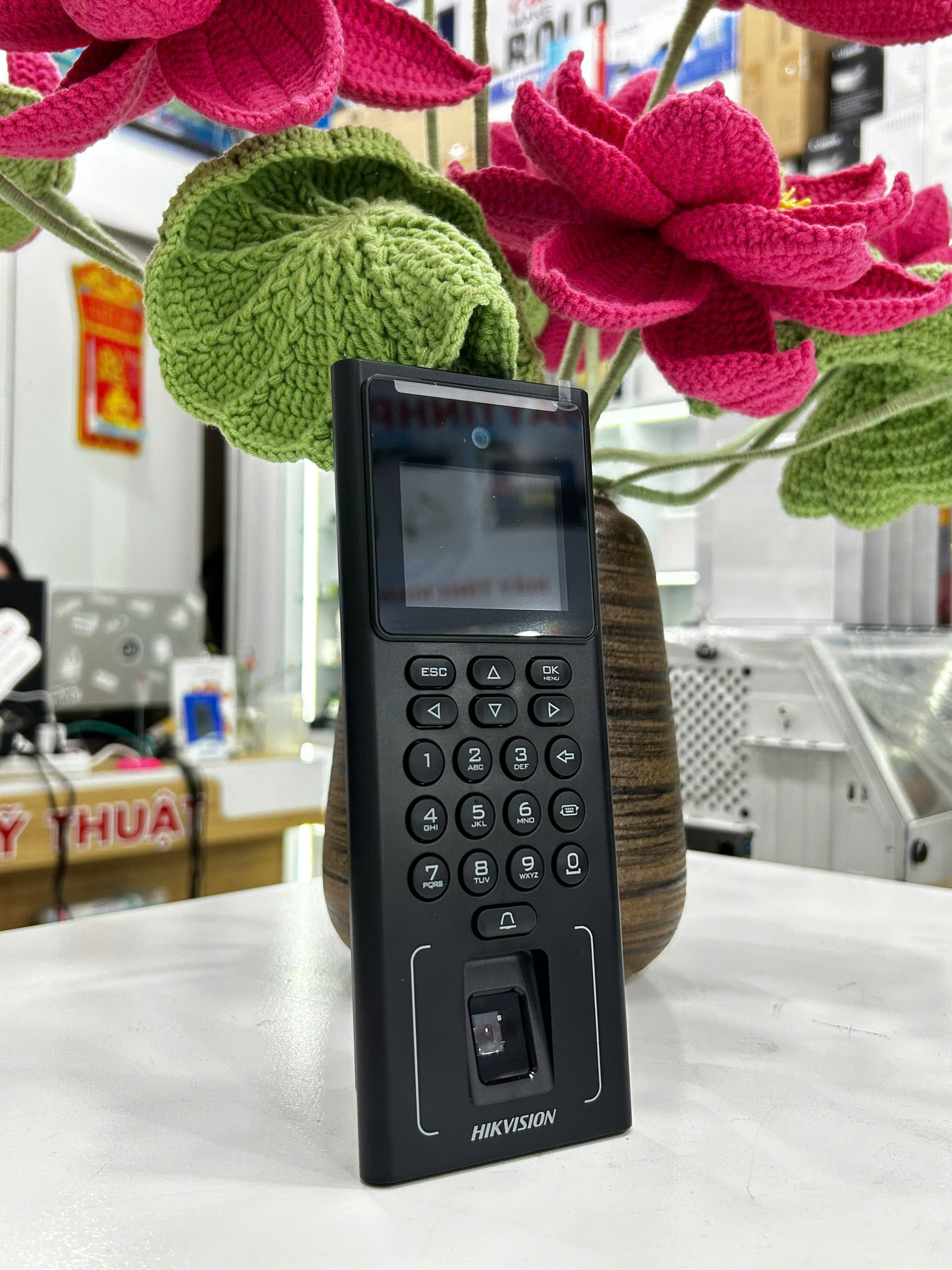 Máy Chấm Công Hikvision DS-K1T9321MFWX Nhận Diện Khuôn Mặt | Phú Quốc