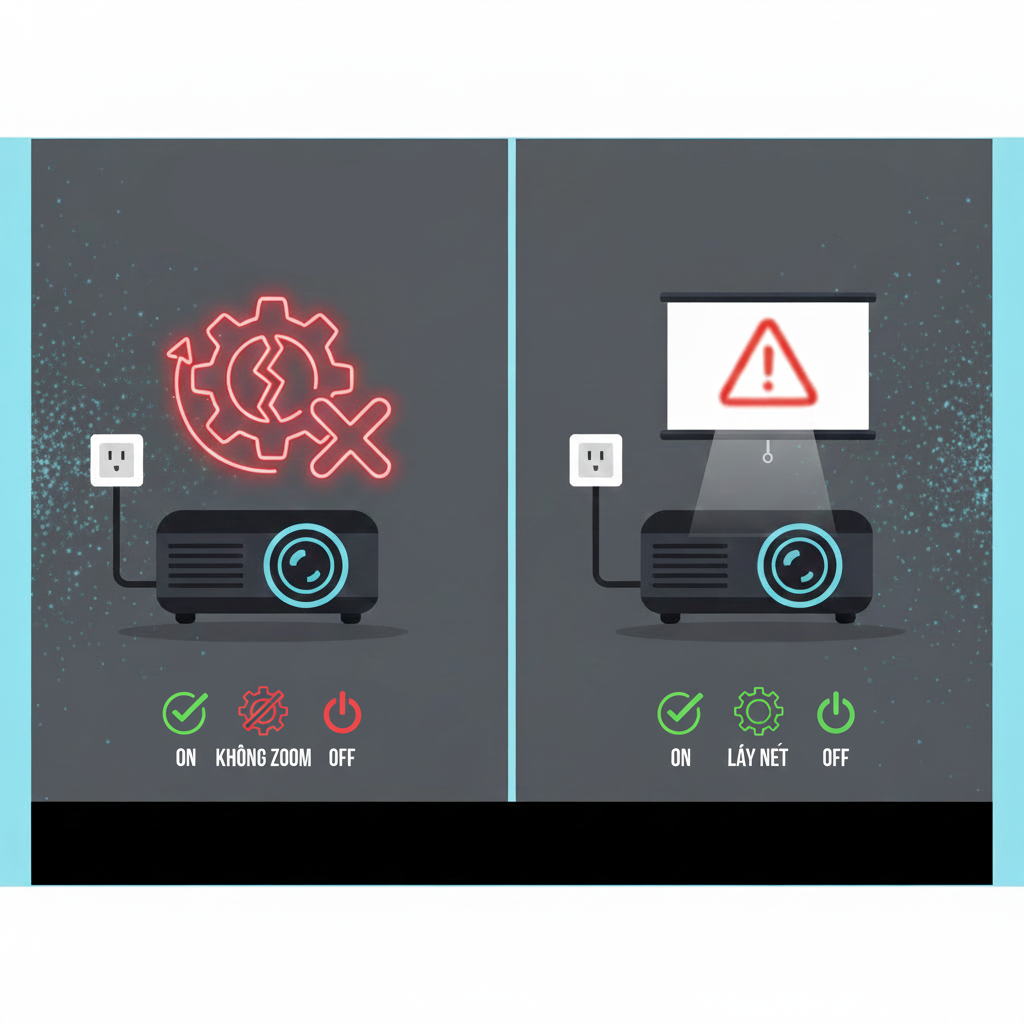 Sửa Máy Chiếu Lỗi Motor Zoom/Focus Bị Kẹt – Không Zoom / Không Lấy Nét – Dịch Vụ Sửa Chữa Phú Quốc | Máy Tính Phú Quốc | Vi Tính Hải Đăng