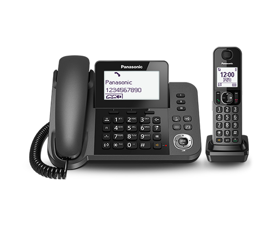Điện thoại kéo dài Panasonic KX-TGF310- Đen