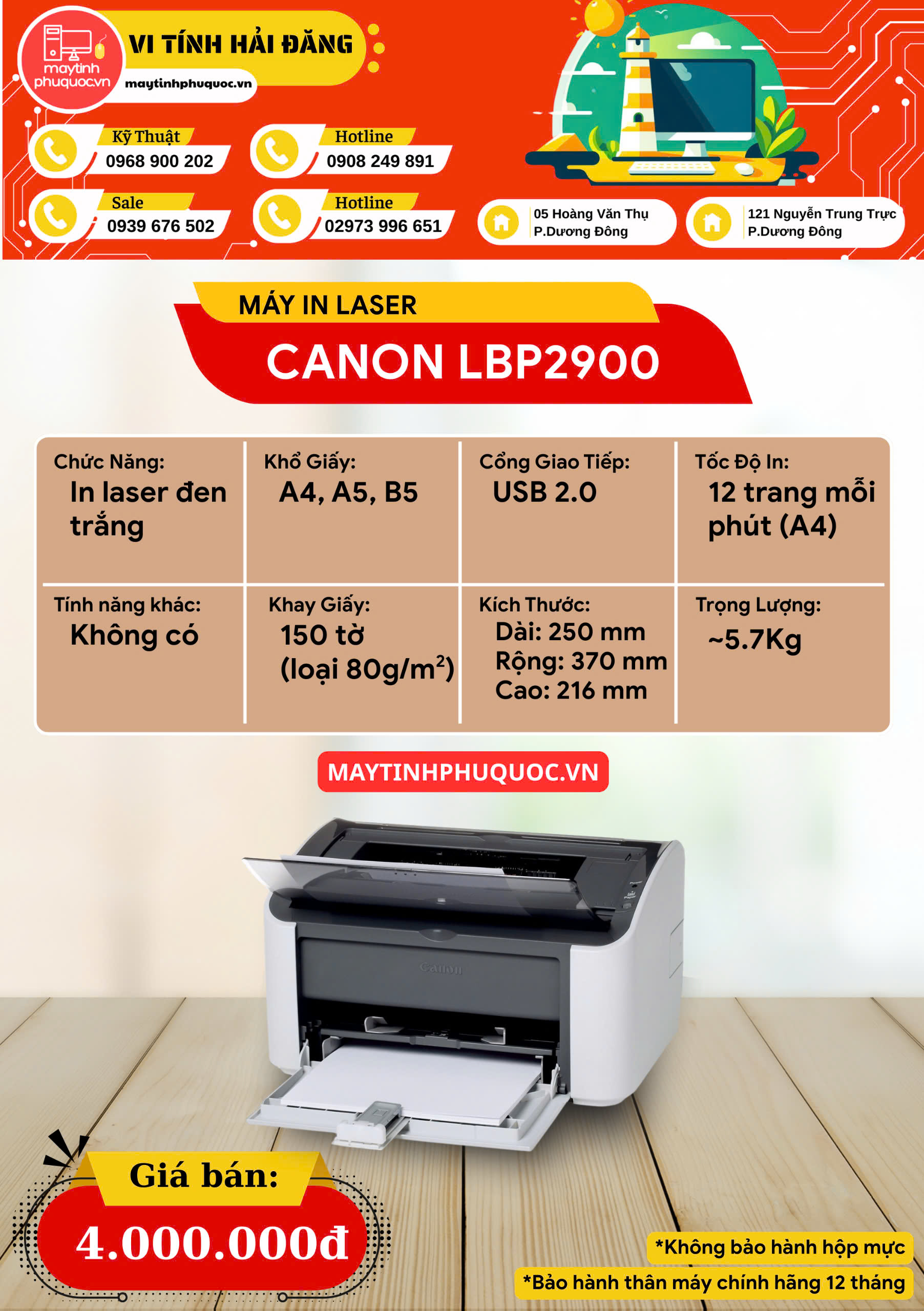 Máy In Canon LBP 2900