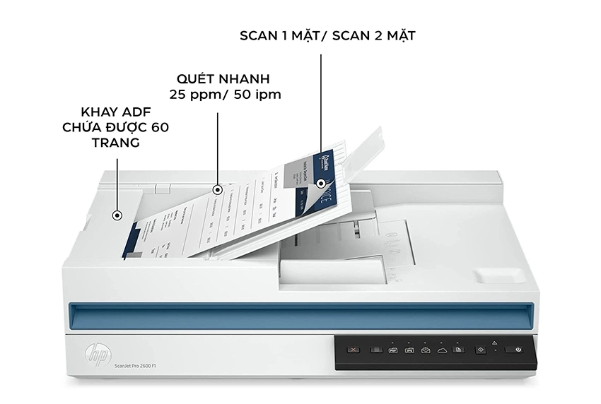 Máy scan HP ScanJet Pro 2600 f1