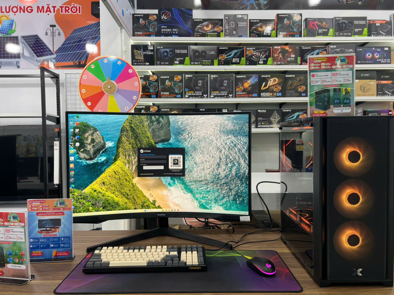 💻 PC Gaming 2K – Render 4K | i7 12700F | RTX 4070 12GB | RAM 32GB | SSD 1TB