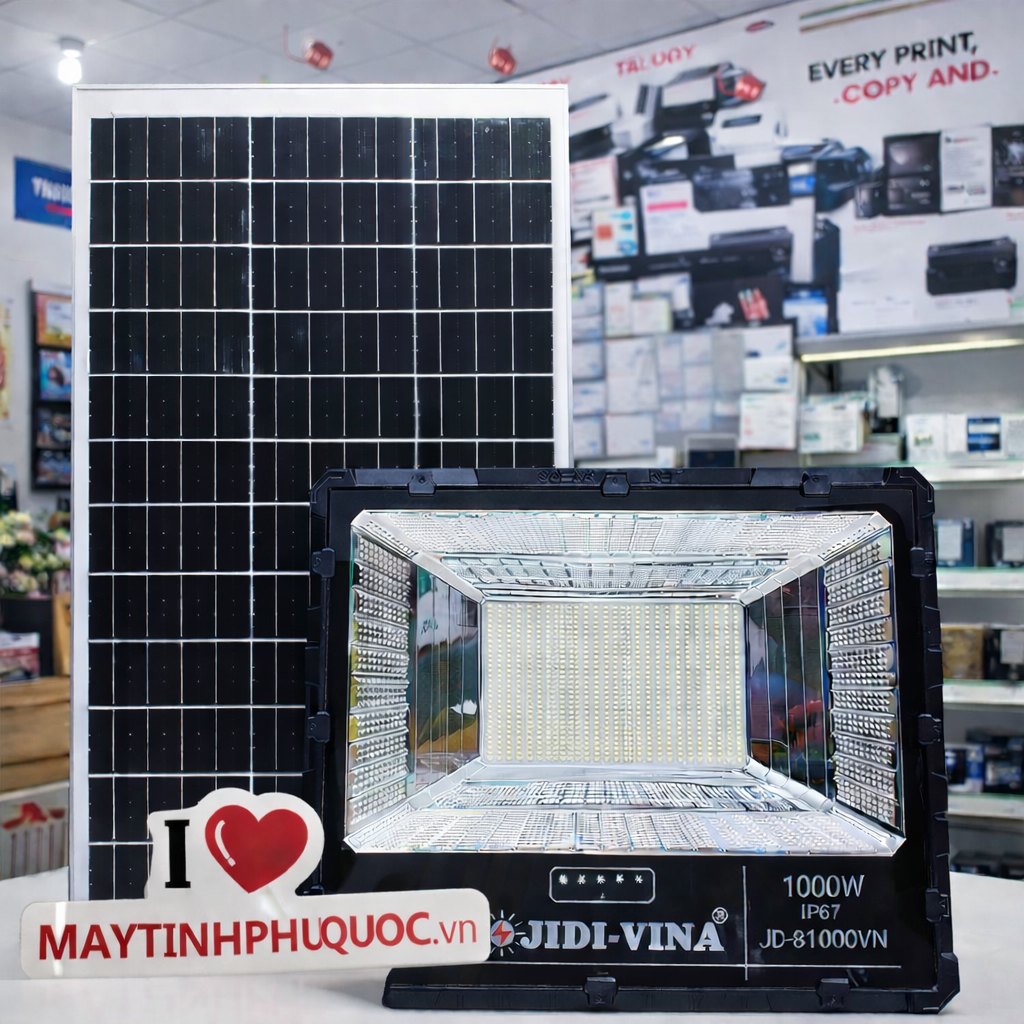 💡 Đèn năng lượng mặt trời JD 81000VN 1000W
