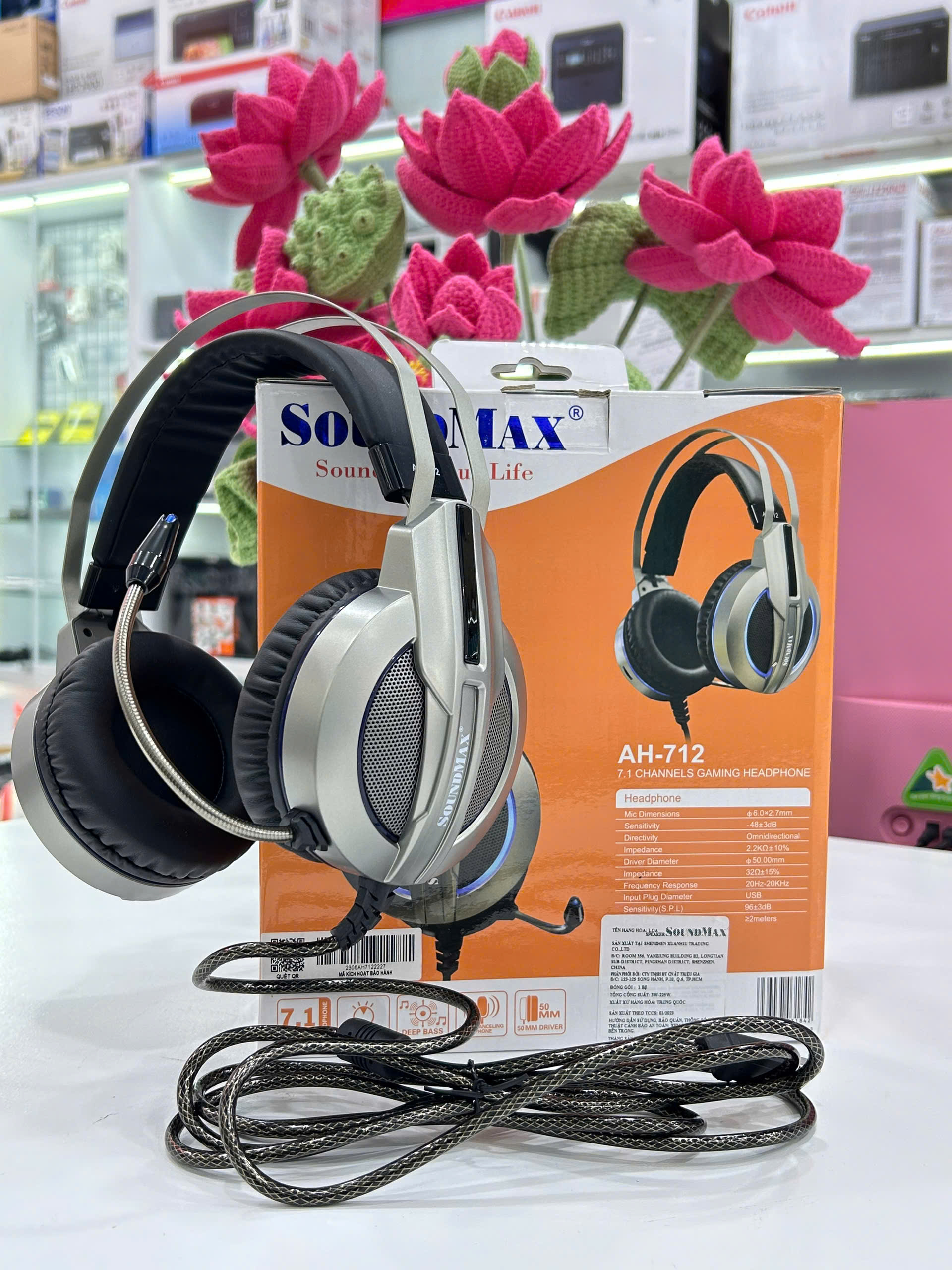 Tai Nghe SoundMax AH-712 – Thiết Kế Đẹp, Âm Thanh Mạnh Mẽ