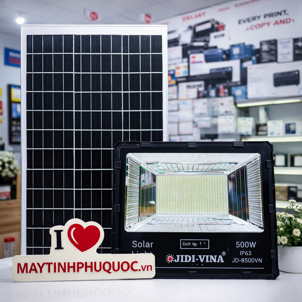Đèn năng lượng mặt trời Jidi-Vina Mono 500W