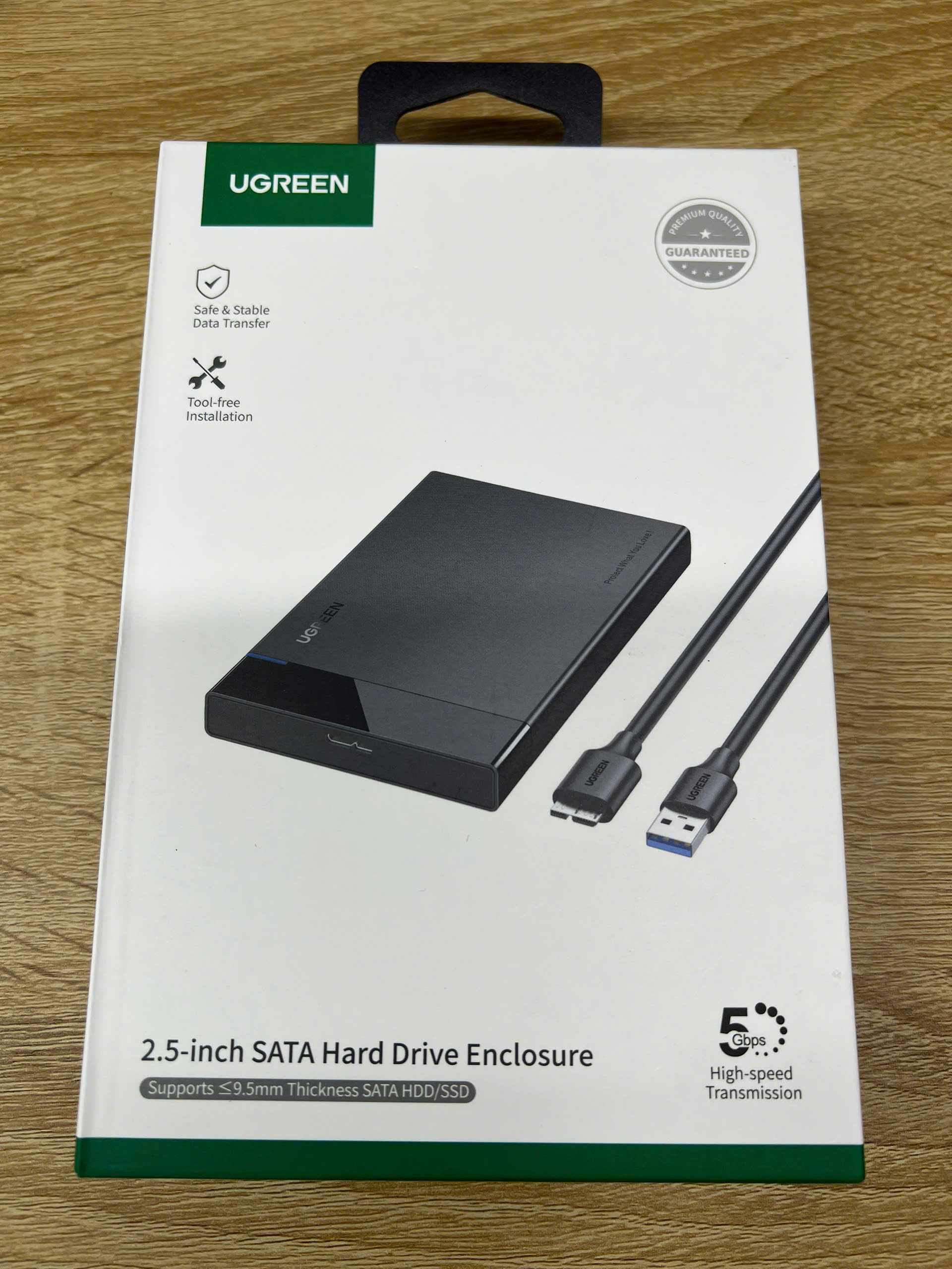 Vỏ HDD Box 2.5 Inch UGREEN US221 USB 3.0 Chính Hãng | Phú Quốc