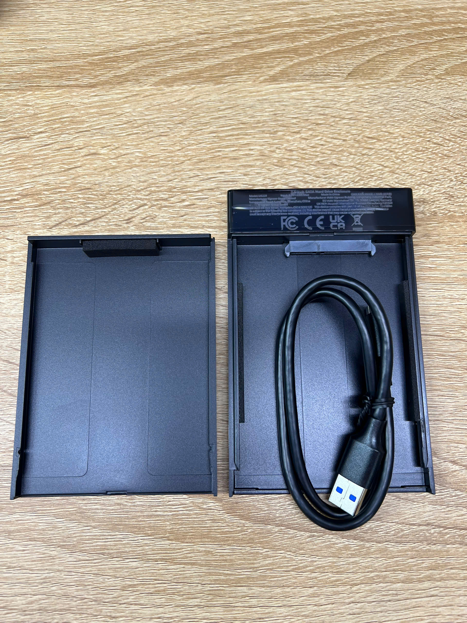 Vỏ HDD Box 2.5 Inch UGREEN US221 USB 3.0 Chính Hãng | Phú Quốc