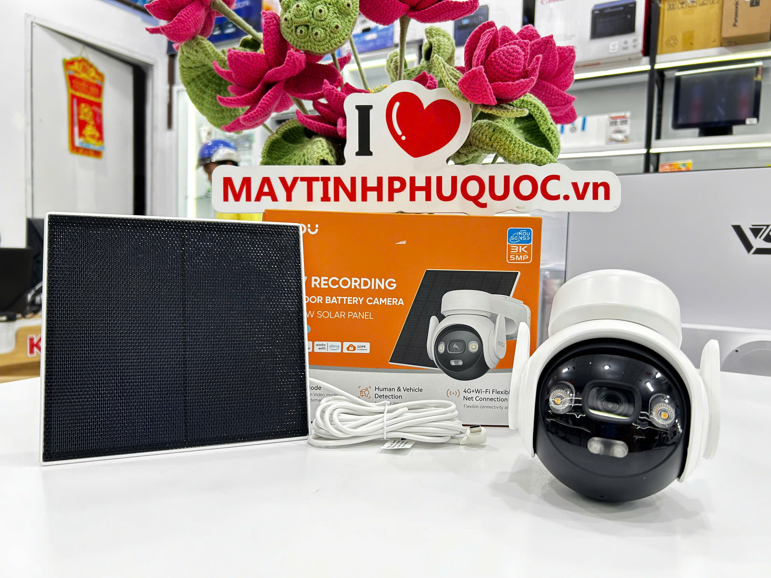 Camera IMOU IPC-B7ED-5M0TEA-EU/FSP14 năng lượng mặt trời