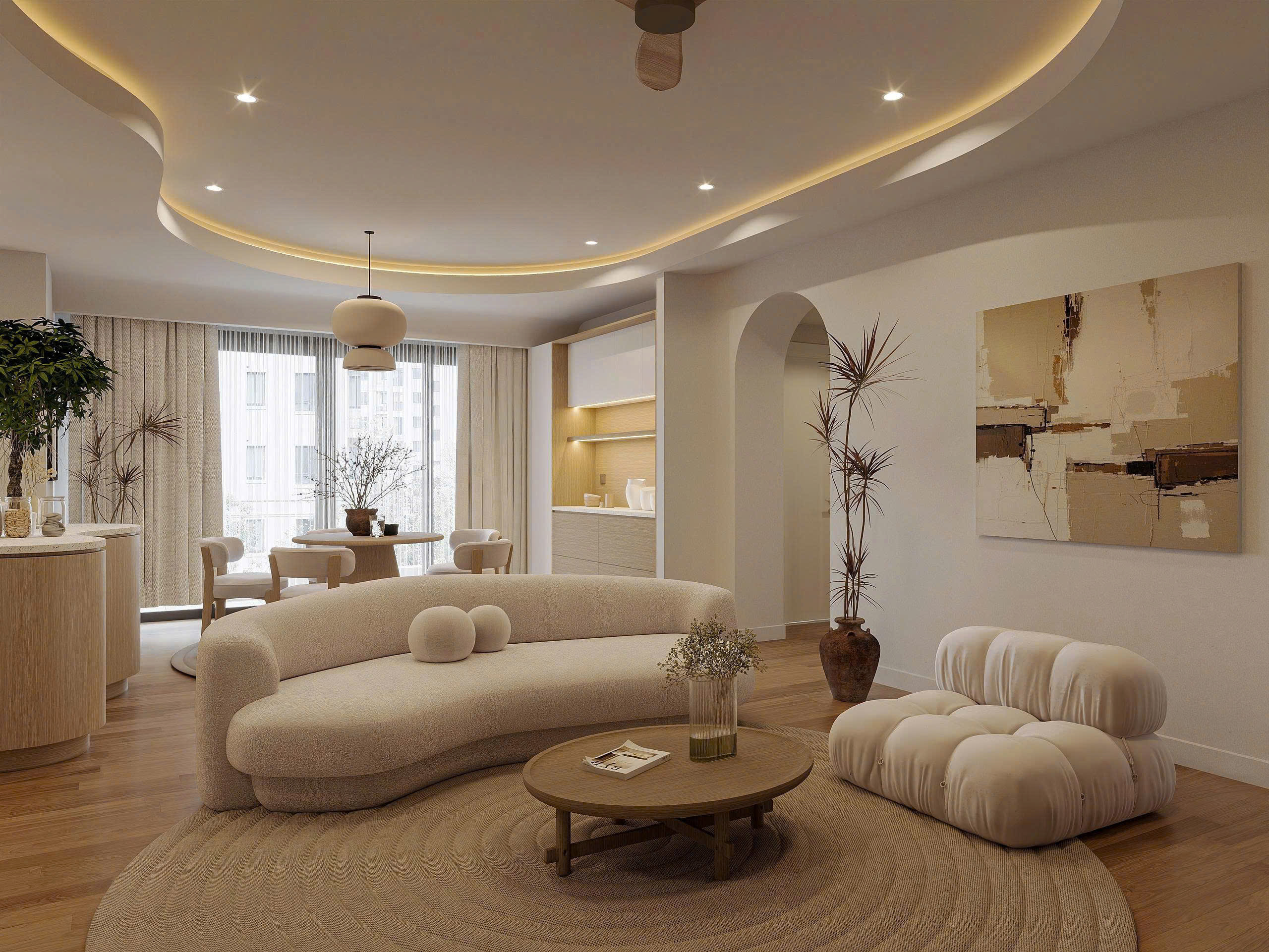PHU MY HUNG RIVERPARK RESIDENCE APARTMENT WITH 3 BEDROOMS FOR RENT - 130M2 - NEW BRAND