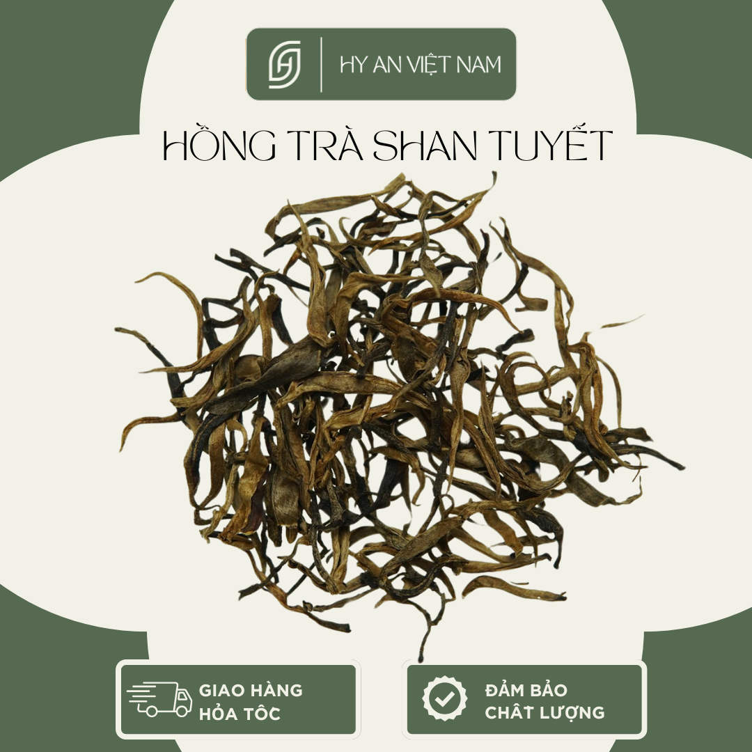 Combo hồng trà-trà đen, Hồng trà Shan tuyết 30gr, Hồng trà Tân Cương 30gr, Trà ngon thượng hạng Hy An Việt Nam tea
