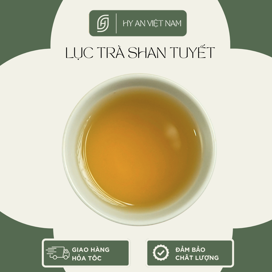 Combo Lục trà-trà xanh, Lục trà Shan tuyết dạng ống 30gr, Trà Đinh Tân Cương 30gr-Trà thượng hạng Hy An Việt Nam