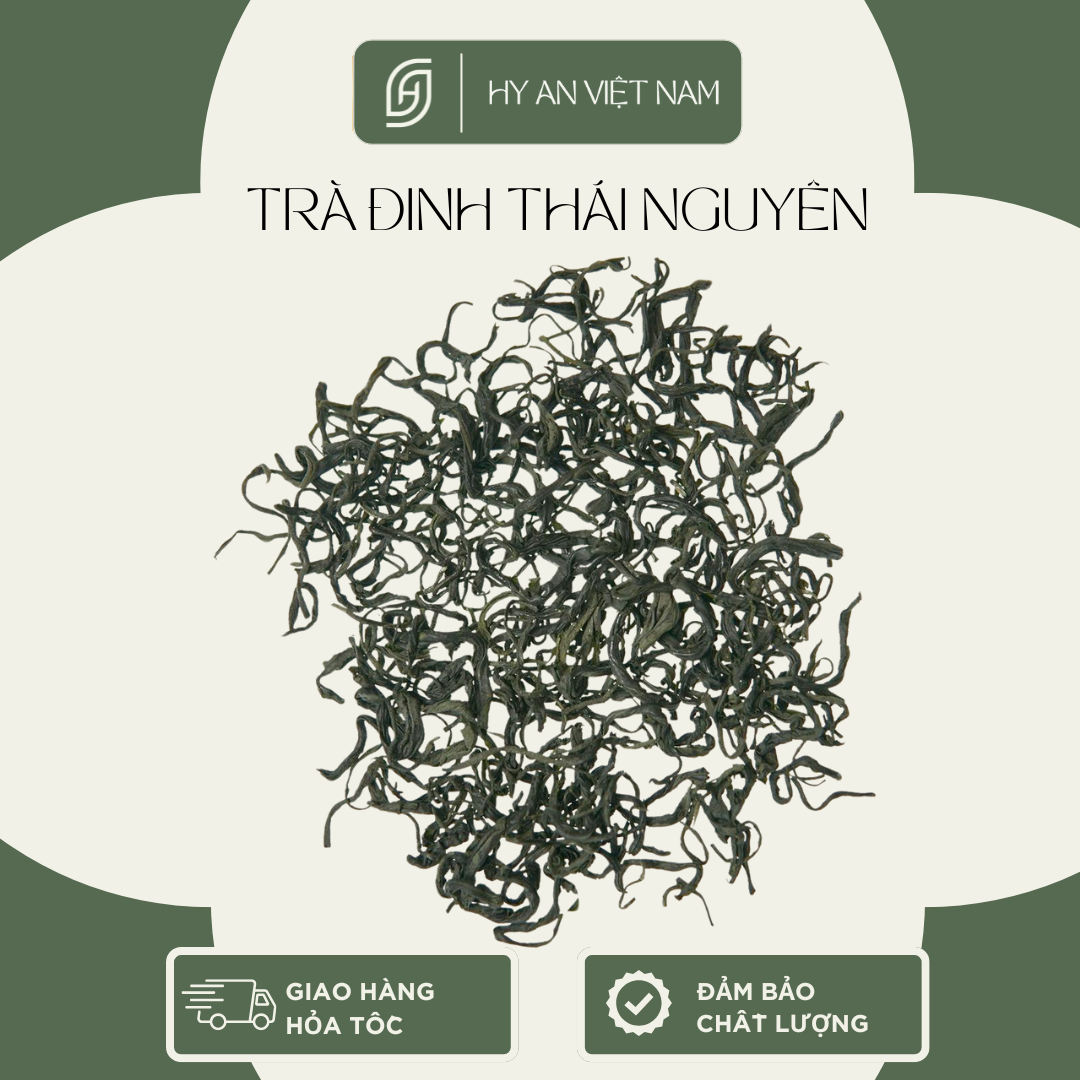Combo Lục trà-trà xanh, Lục trà Shan tuyết dạng ống 30gr, Trà Đinh Tân Cương 30gr-Trà thượng hạng Hy An Việt Nam