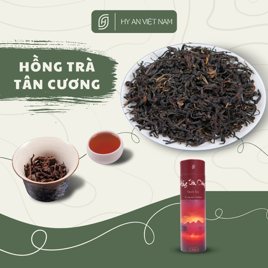 Set 6 loại trà đặc sản thượng hạng Hy An Việt Nam-Chè ngon, Tea tươi mát, Trà việt, Ống 30gr